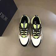 Dior Men B22 Sneaker Green and White  - 5