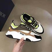 Dior Men B22 Sneaker Green and White  - 4