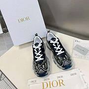 Dior Women Vibe Sneaker Deep Blue Dior Oblique  - 1