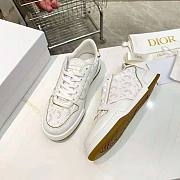 Dior Unisex One Sneaker White and Gold - 4