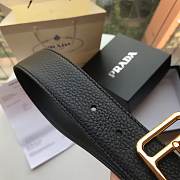 Prada belt 3.5 cm Black/Gold - 3