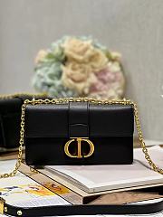 Dior 30 Montaigne Chain Handbag Black Size 21.5×12×6 cm - 1