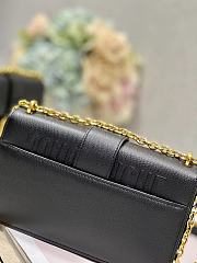 Dior 30 Montaigne Chain Handbag Black Size 21.5×12×6 cm - 4