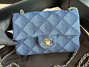 Chanel Flap Bag Denim Size 12 x 20 x 6 cm - 1