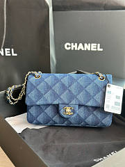 Chanel Flap Bag Denim Size 25 cm - 4
