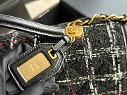Chanel Tweed Backpack Black Size 31.5 x 31 x 9 cm - 3