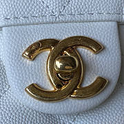 Chanel Small Vanity Case White Size 17.5 x 14.5 x 7.5 cm - 3