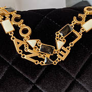 Chanel Velvet Chain Bag Black Size 20.5 x 17 x 6.5 cm - 4
