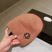 Louis Vuitton Wool Hat Black/White/Brown - 3