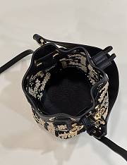 Fendi Mon Tresor Mini Bucket Bag Black Size 18 × 12 × 10 cm - 6