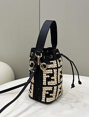 Fendi Mon Tresor Mini Bucket Bag Black Size 18 × 12 × 10 cm - 2