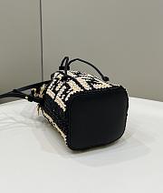 Fendi Mon Tresor Mini Bucket Bag Black Size 18 × 12 × 10 cm - 4