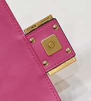 Fendi Flap Crossbody Handbag Pink Size 18 x 4 x 11 cm - 6