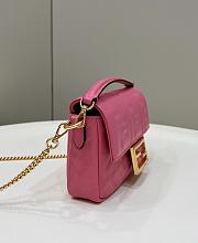 Fendi Flap Crossbody Handbag Pink Size 18 x 4 x 11 cm - 5