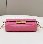 Fendi Flap Crossbody Handbag Pink Size 18 x 4 x 11 cm - 3