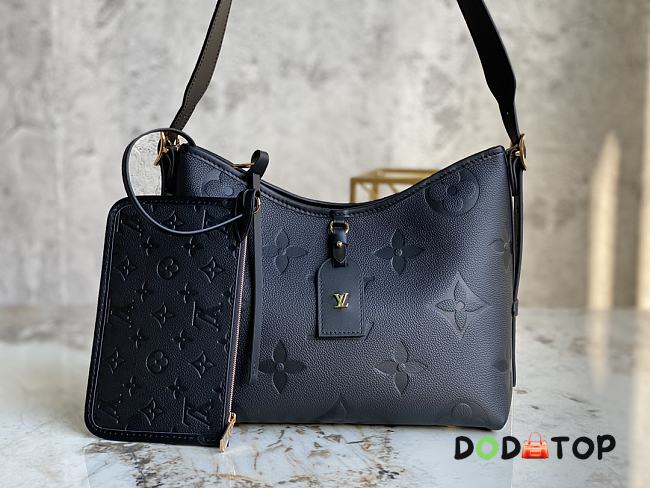 Louis Vuitton LV Carryall Medium Handbag Black Size 39 x 30 x 15 cm - 1