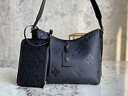Louis Vuitton LV Carryall Medium Handbag Black Size 39 x 30 x 15 cm - 1