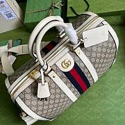 Gucci Jumbo GG Large Duffle Bag 696039 White Size 52 x 30 x 29 cm - 4