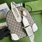 Gucci Jumbo GG Large Duffle Bag 696039 White Size 52 x 30 x 29 cm - 3