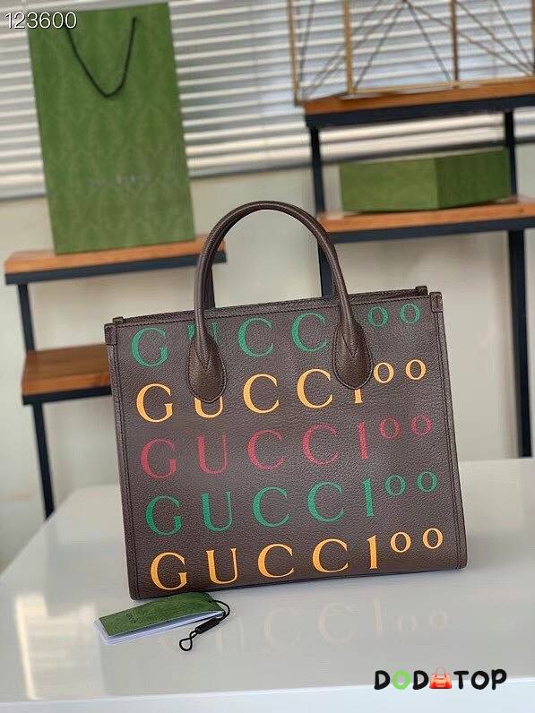 Gucci Medium Tote Bag Brown Size 31 x 26.5 x 14 cm - 1