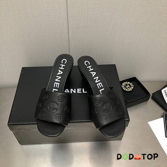 Chanel Slipper Heel 6 cm Black/White - 1
