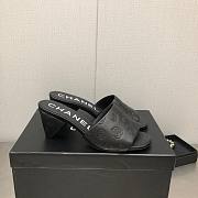 Chanel Slipper Heel 6 cm Black/White - 6