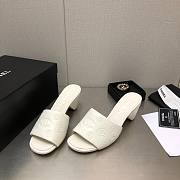 Chanel Slipper Heel 6 cm Black/White - 4