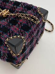 Chanel Purple Tweed Backpack Size 19 x 13 x 9 cm - 6