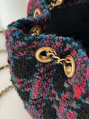 Chanel Purple Tweed Backpack Size 19 x 13 x 9 cm - 5