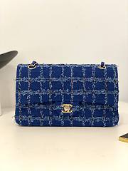 Chanel Blue Shag Woolen CF Size 25 cm - 1