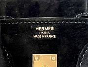 Hermes Birkin Suede Black Size 25 x 20 x 13 cm - 6