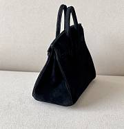Hermes Birkin Suede Black Size 25 x 20 x 13 cm - 2