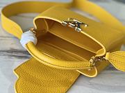 Louis Vuitton Capucines Mini Handbag Yellow Size 21 x 14 x 8 cm - 6