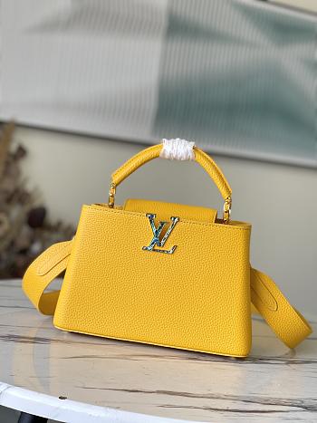 Louis Vuitton Capucines BB Yellow Size 27 x 18 x 9 cm