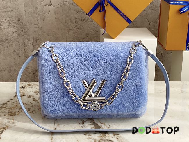 Louis Vuitton LV Twist MM Blue Size 23 x 17 x 9.5 cm - 1