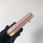 Chanel Small Zipper Pink Wallet Size 7.5 × 2 × 11 cm - 6