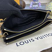 Louis Vuitton Monogram Empreinte Pochette Double Zip On Strap Size 20 x 12.5 x 3 cm - 2