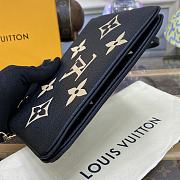 Louis Vuitton Monogram Empreinte Pochette Double Zip On Strap Size 20 x 12.5 x 3 cm - 3