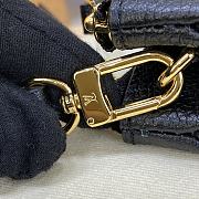 Louis Vuitton Monogram Empreinte Pochette Double Zip On Strap Size 20 x 12.5 x 3 cm - 5