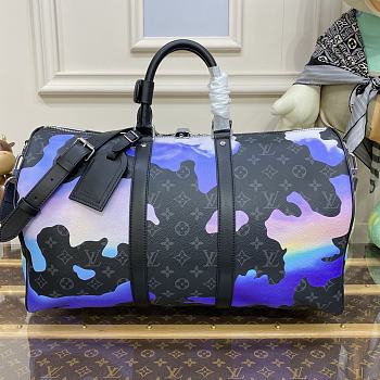 Louis Vuitton LV Keepall Bandoulière Travel Bag M46356 Size 45 x 27 x 20 cm