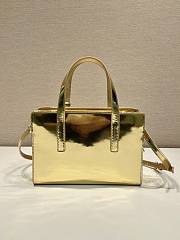 Prada Mini Shopping Bag Gold Size 22 x 15 x 6.5 cm - 2