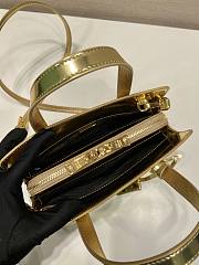 Prada Mini Shopping Bag Gold Size 22 x 15 x 6.5 cm - 5