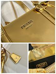 Prada Mini Shopping Bag Gold Size 22 x 15 x 6.5 cm - 6