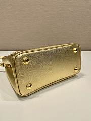 Prada Mini Shopping Bag Gold 1BA357 Size 22 x 15 x 6.5 cm - 6