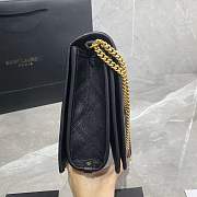 YSL Leather Shoulder Bag Black Size 26 x 18 x 6 cm - 5
