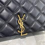 YSL Leather Shoulder Bag Black Size 26 x 18 x 6 cm - 2