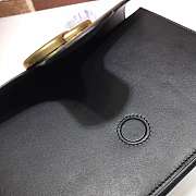 Gucci Leather Marmont Shoulder Bag Black Size 27 x 18 cm - 3