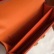 Hermes Orange Epsom Constance Elan Size 25 cm  - 4