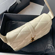 YSL Le 5 A 7 Hobo Shoulder Bag White Size 25 x 16 x 6 cm - 6