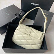 YSL Le 5 A 7 Hobo Shoulder Bag White Size 25 x 16 x 6 cm - 3